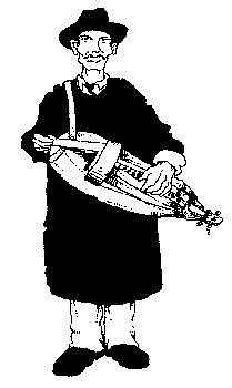 Drehleier-Spieler